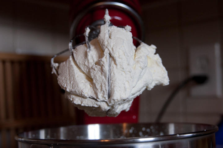 Homemade whipped cream