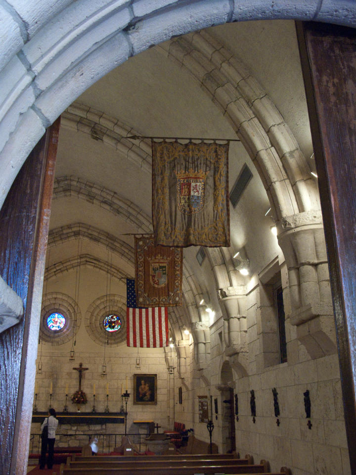 Inside the chapel