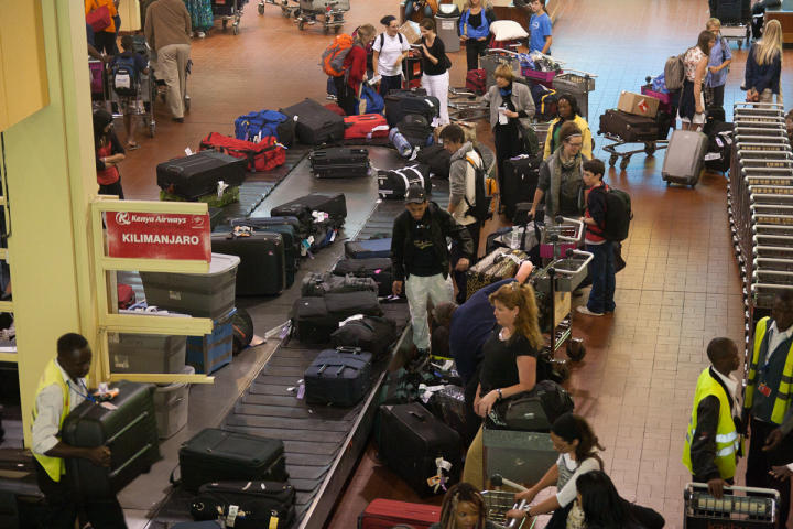 Hustle and Bustle at Nairobi Airport