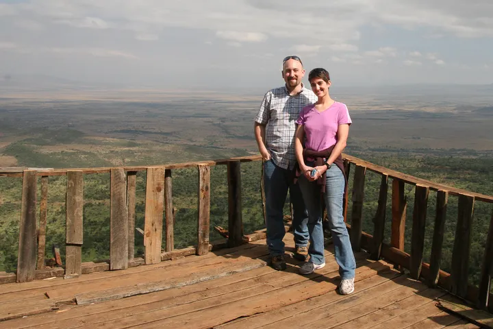 Jen and I at the Rift Valley