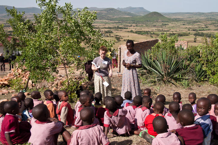 Bonnie teaching the Good Samaritan