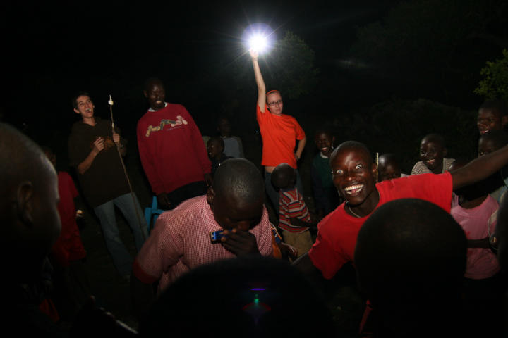 Lynnea taking a picure