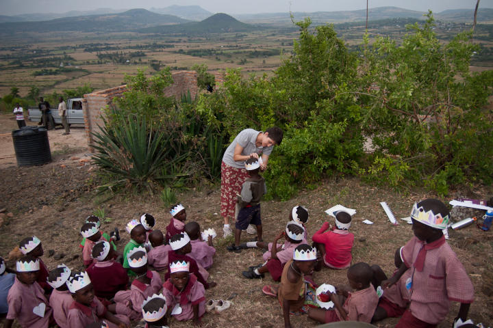 Jen teaching on being members of God's royal family