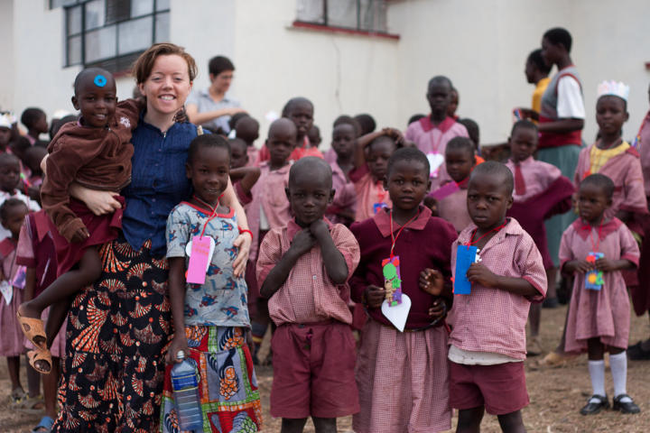 Bonnie and the children