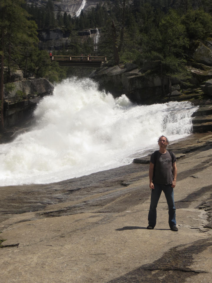 By the roaring rapids