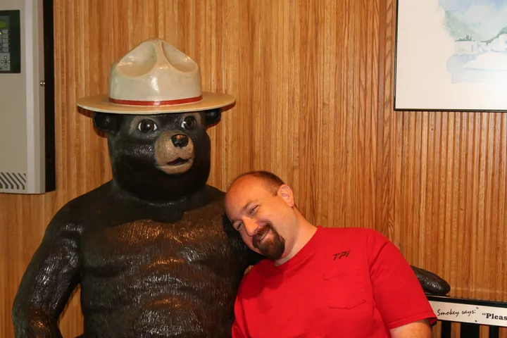 Smokey is the best bear, and never steals your fish