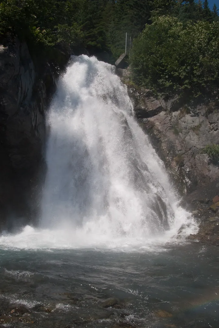 Lowell Creek waterfall