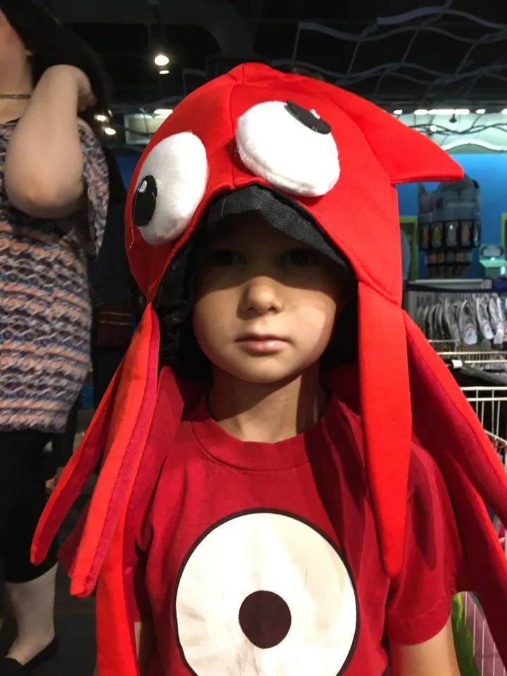 Cool squid hat