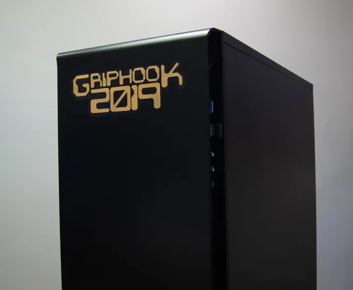 Every computer needs a name - this one's is Griphook