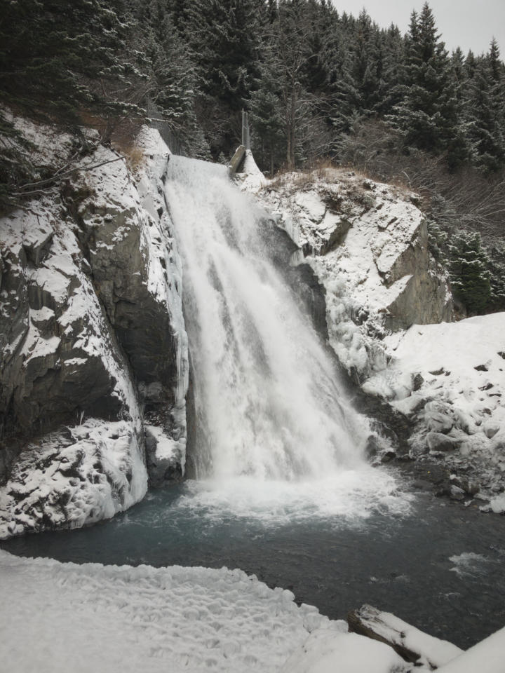 Waterfall in Seward