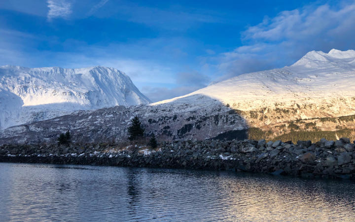 The mountains at Whittier