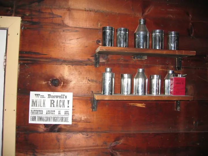The patented milk rack!