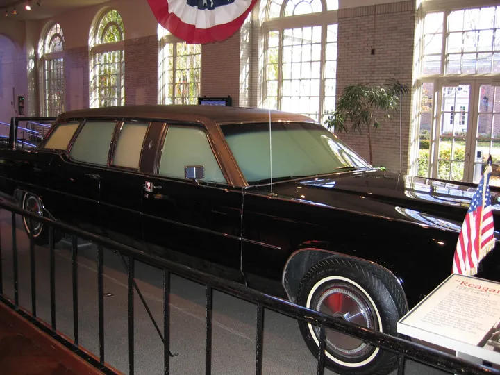 Car used by Ronald Reagan, a 1972 Lincoln