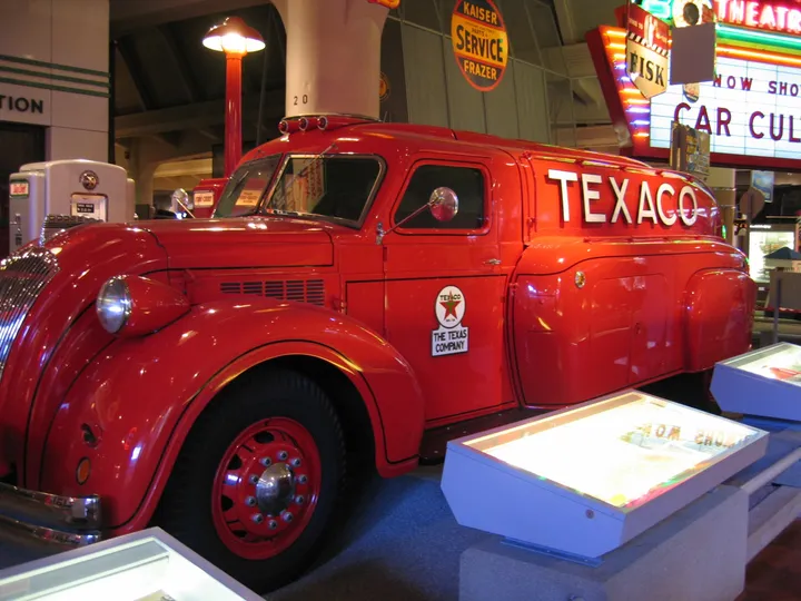 A Texaco truck