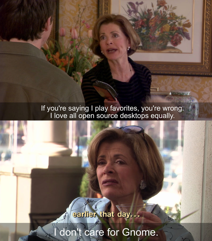 Lucille Bluth hates Gnome too