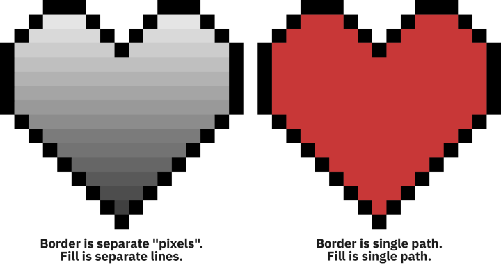 Higher resolution gray and red valentine hearts