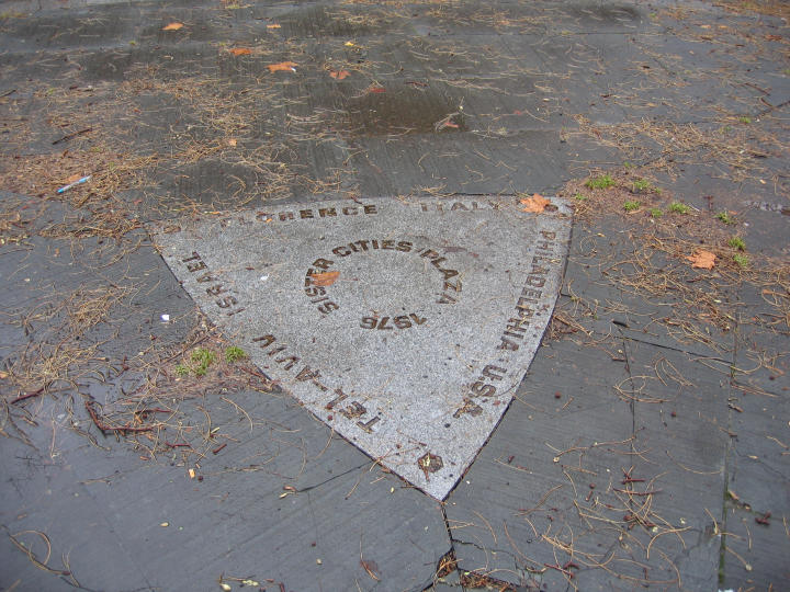 Philly's sister cities marker