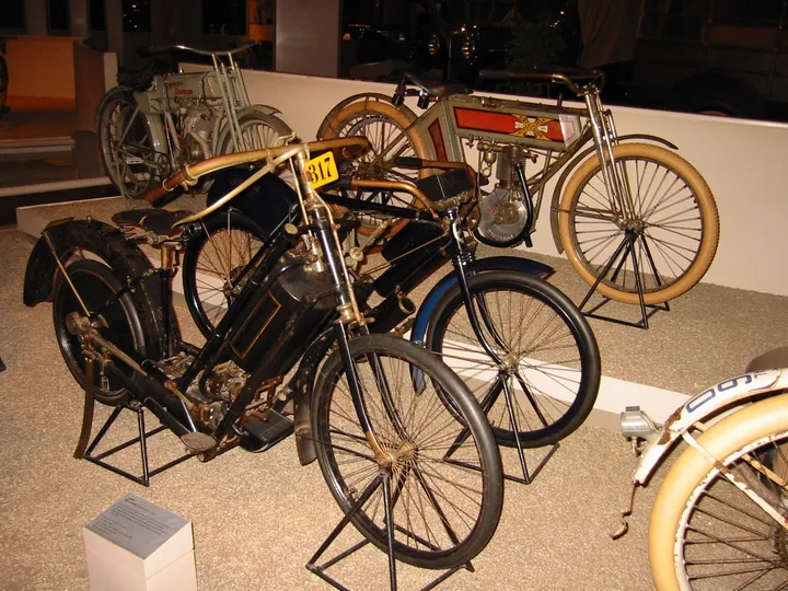 Some early motorcycles