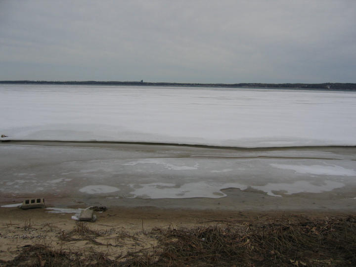 The shore of Lake Michigan from Traverse City