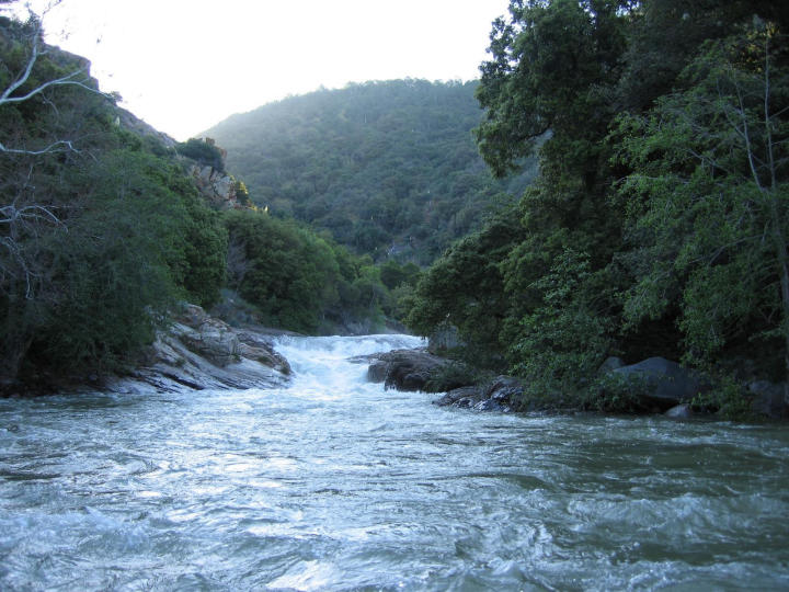 Up the Kaweah River