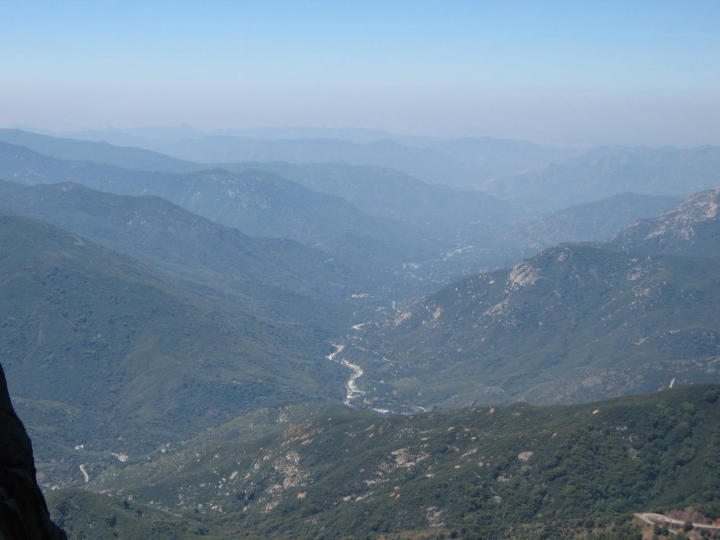 View of the valley