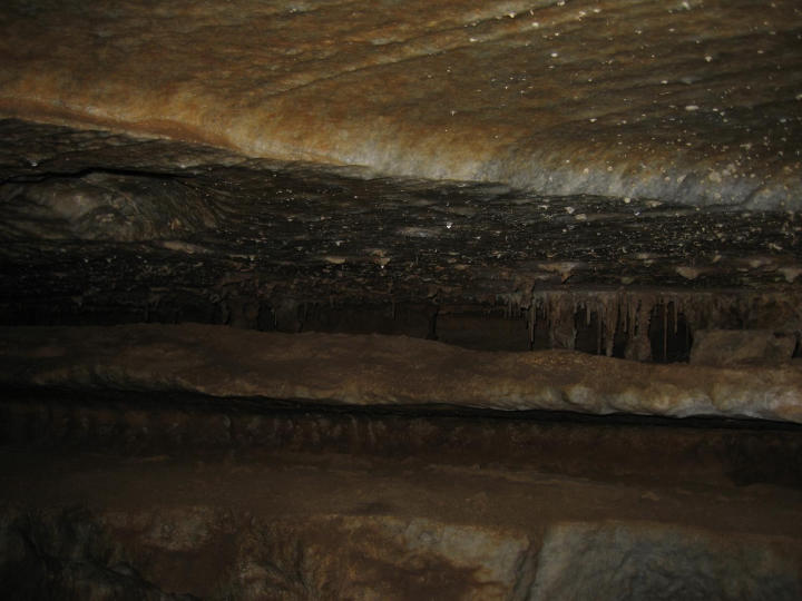 Small stalactites forming