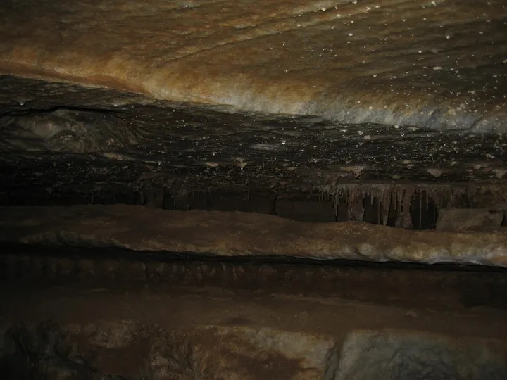 Small stalactites forming