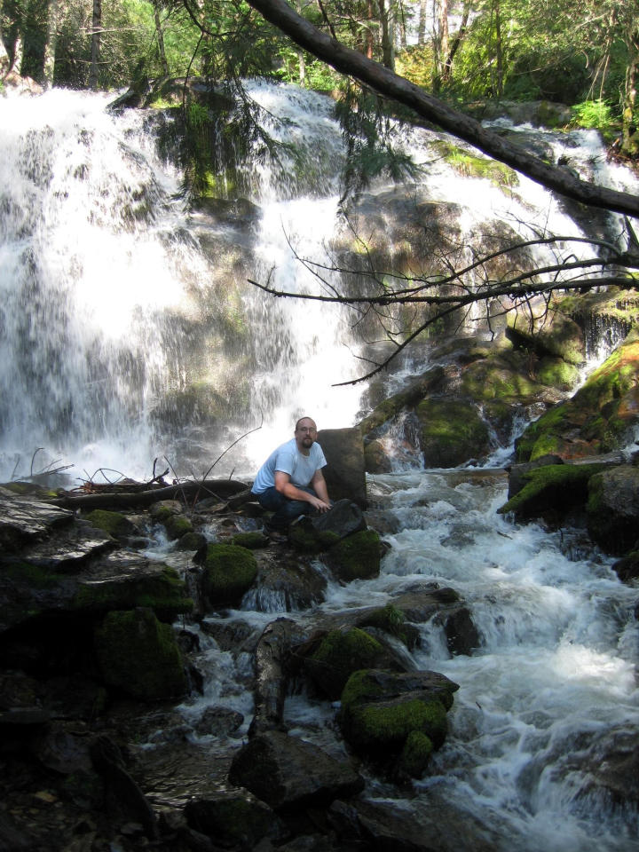 Me at the waterfall