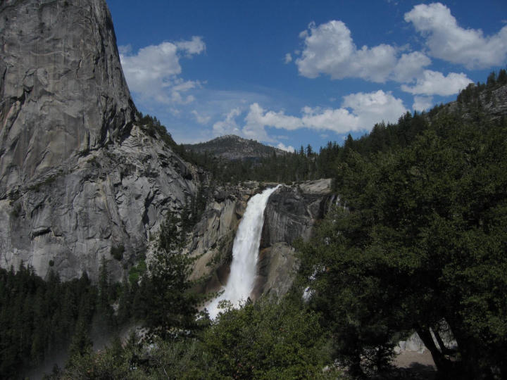 Nevada Falls, taken from the John Muir Trail