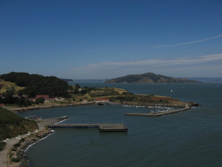 The marina near the GGB