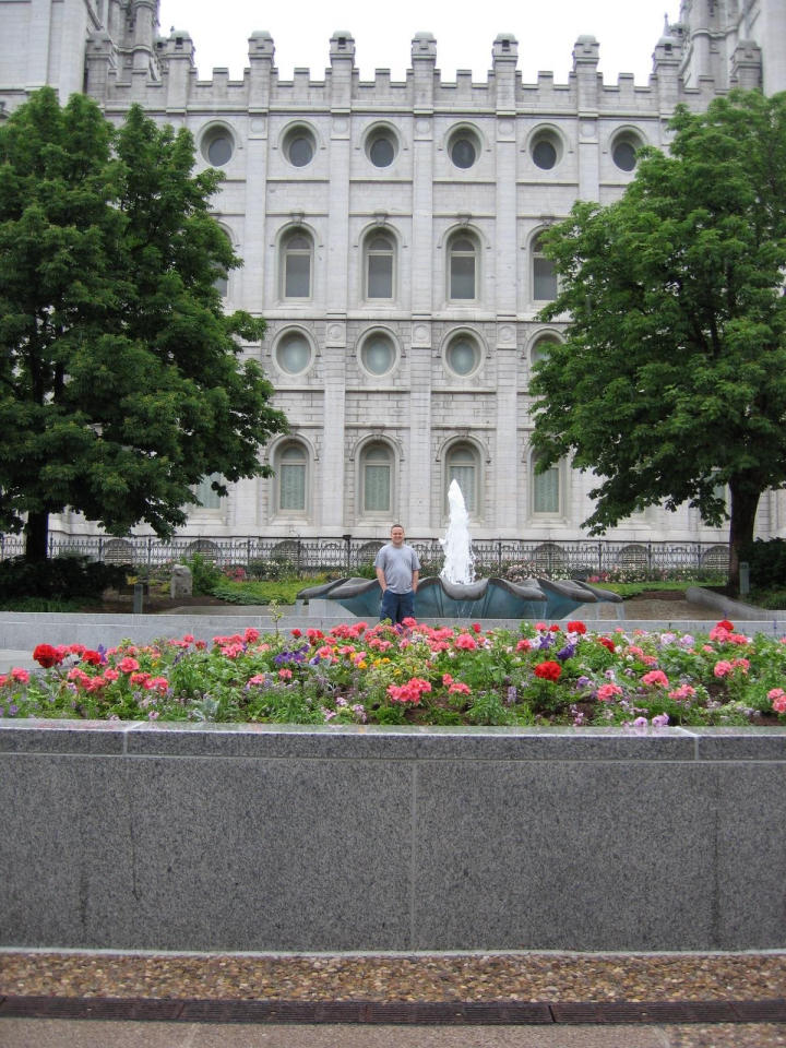 CW in front of the temple