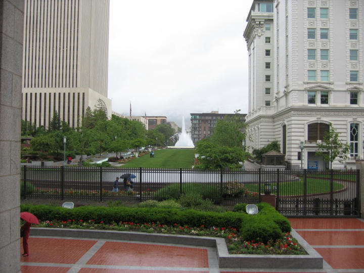 The view from the stairs