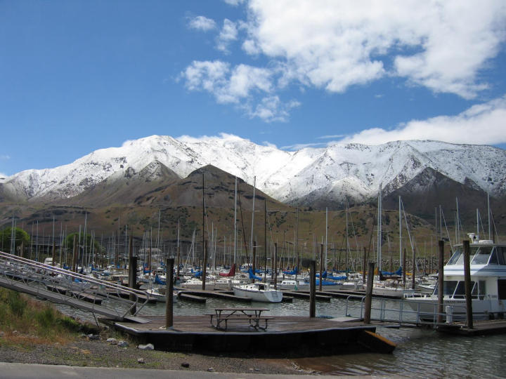 The marina off Saltair Drive