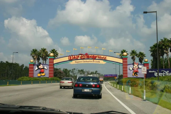 The Entrance to Disney World