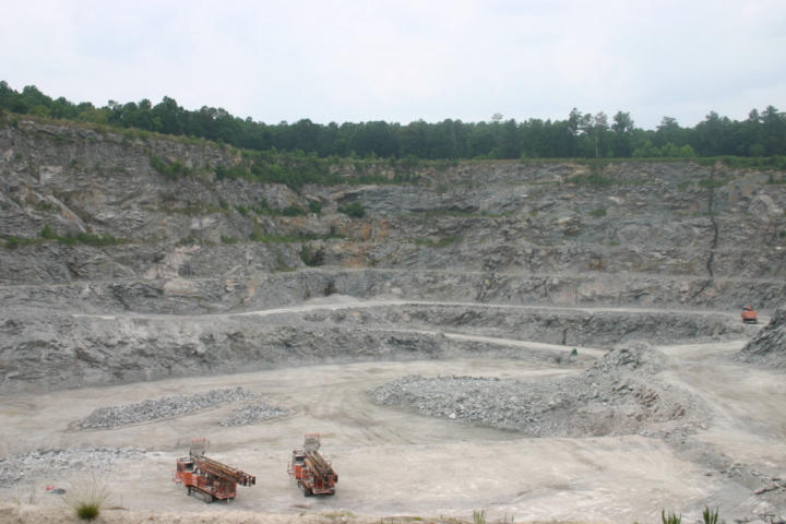 More of the quarry stadium