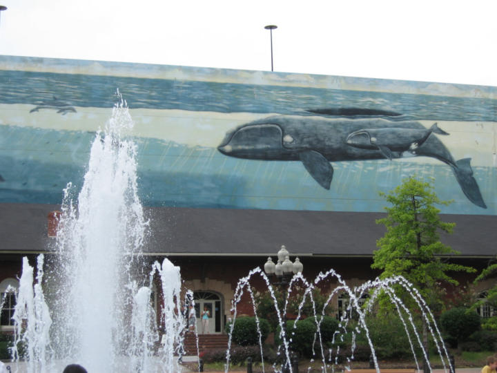 Mural outside the Underground