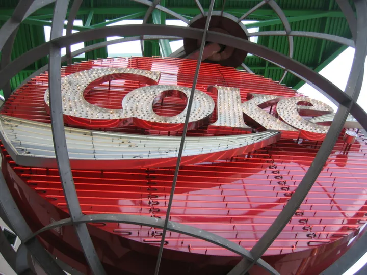 Entrance to the Coke museum