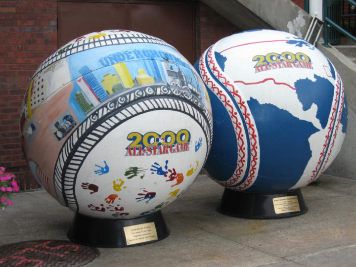 Giant commerative balls!