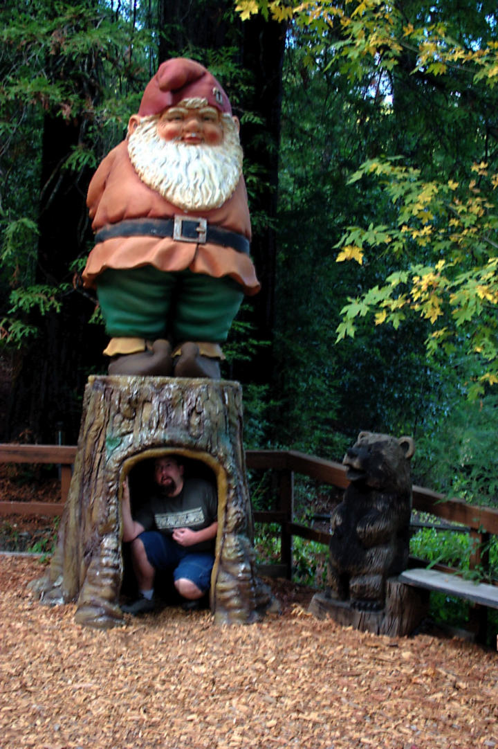 David the Gnome scares me!