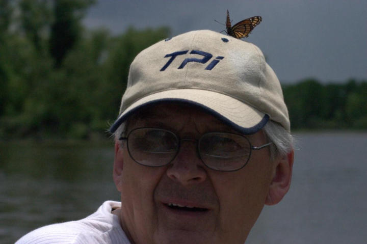 DW meets a friendly lepidopteran