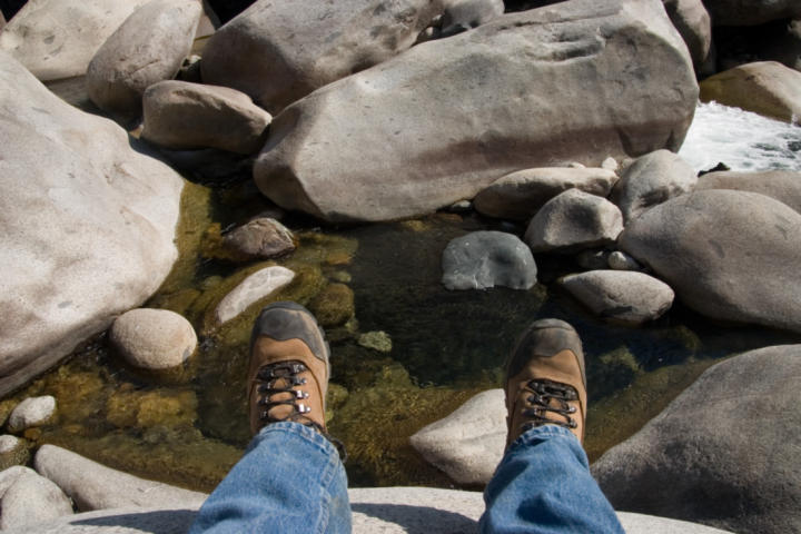 Lounging on the rocks