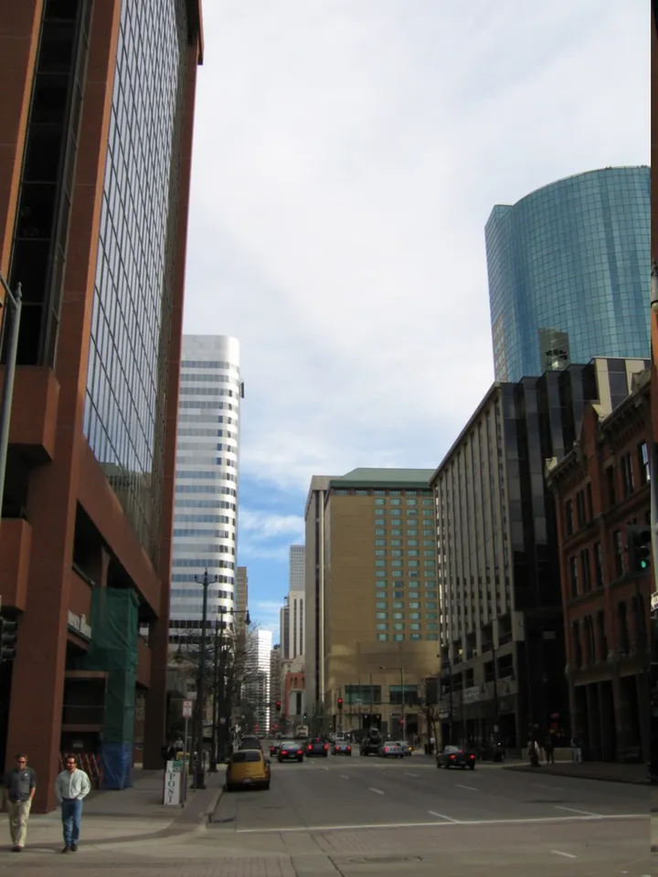 Street-level downtown