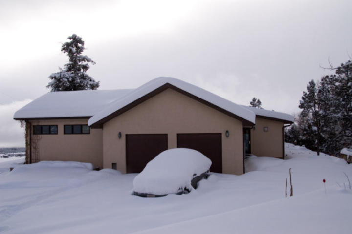 The house after the second storm