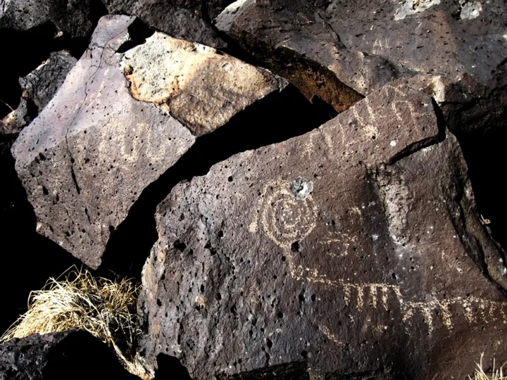 The ancient Pueblo Indians loved doodling in stone