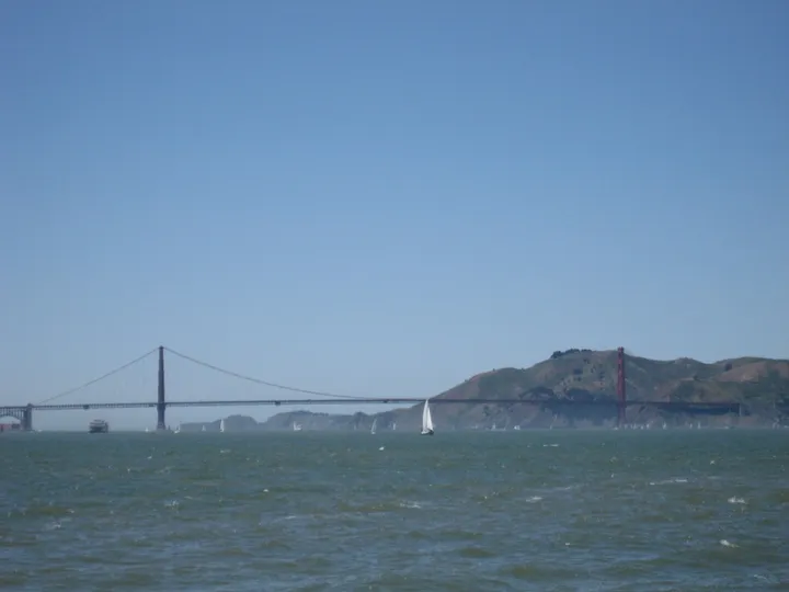 The far off Golden Gate